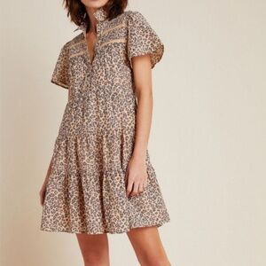 COPY - Anthropologie Georgina Tiered Shirtdress Size  Large